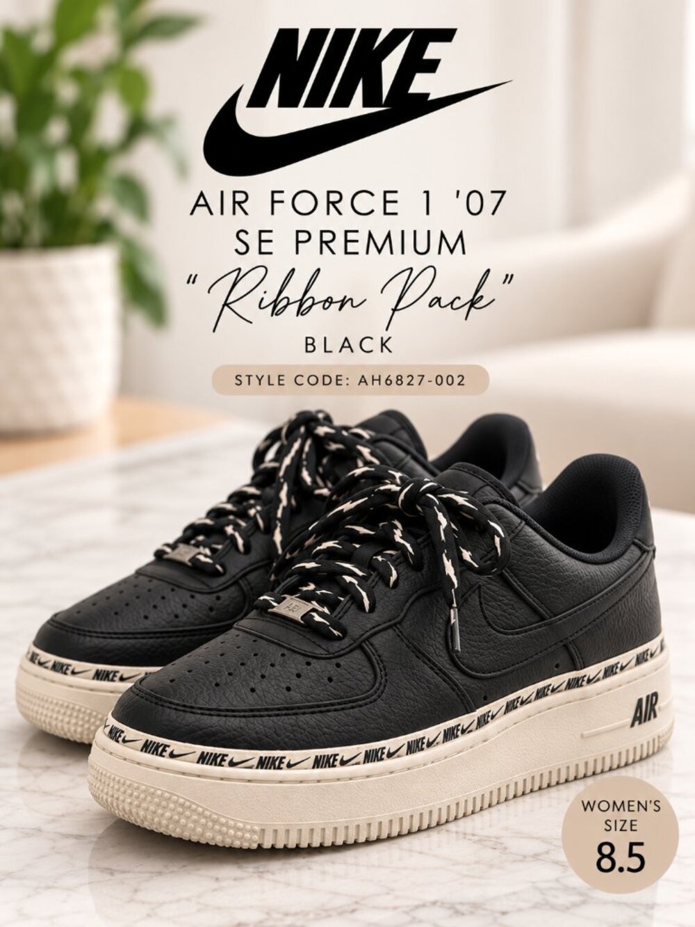 Nike Air Force 1 Sage Low 2 “Desert Ore” – Women’s Size 9